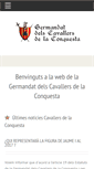 Mobile Screenshot of cavallersdelaconquesta.org