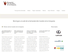 Tablet Screenshot of cavallersdelaconquesta.org